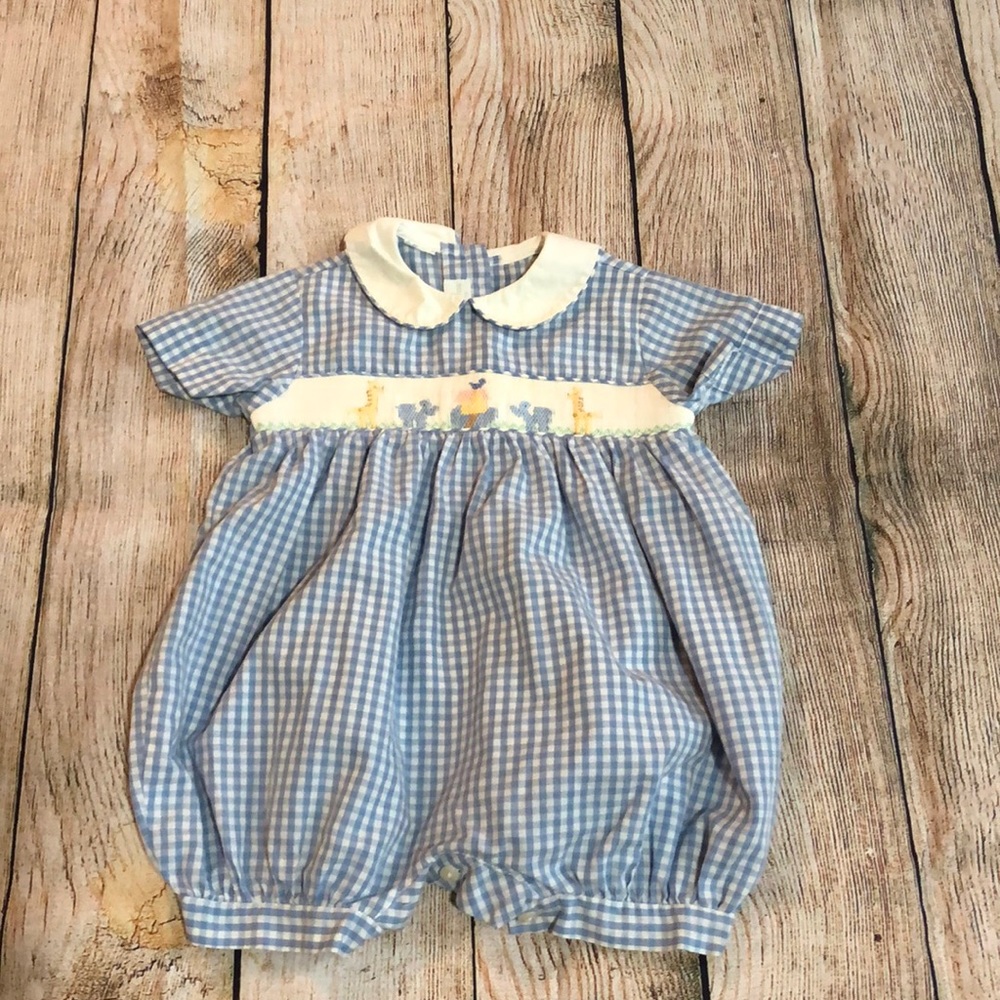 6 months super sweet used boys romper by Vive Le fete.